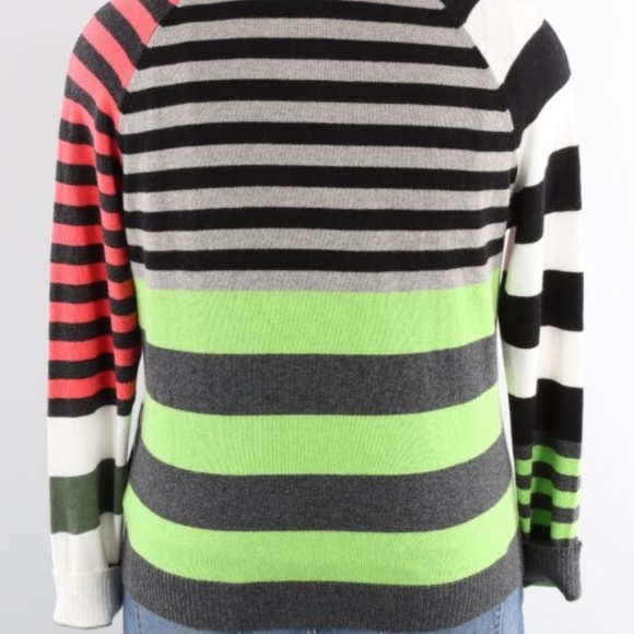 Cotton & Cashmere Mixed Stripe Cardi - Picture 8 of 11